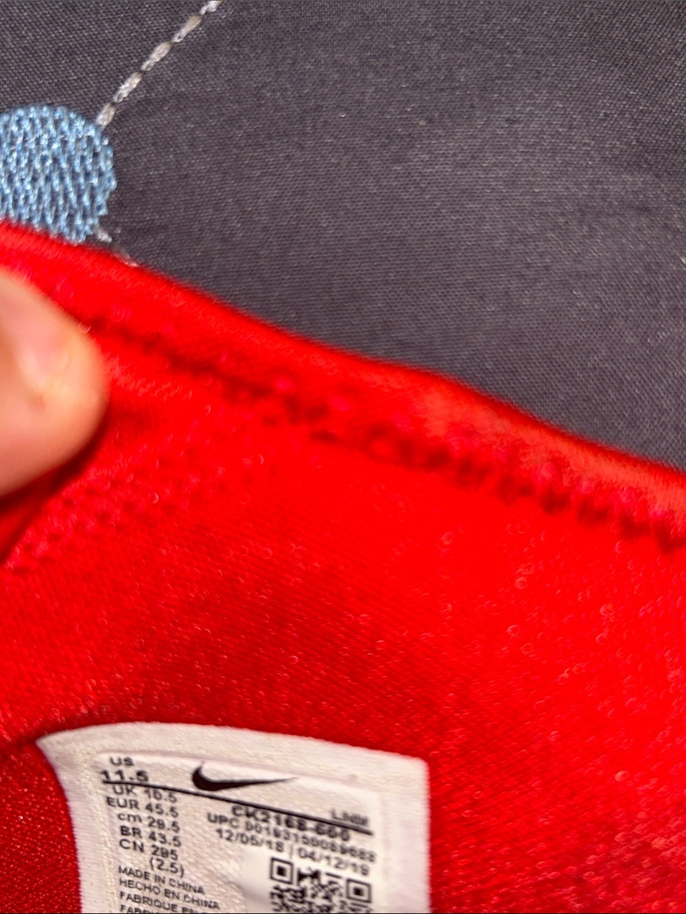 Nike Red and Yellow LeBron Signature Shoes - Picture 10 of 15